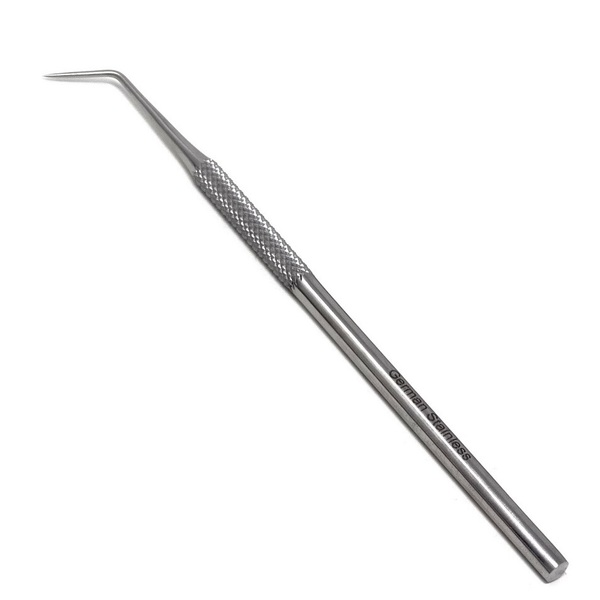 A2Z Scilab Micro Fine Point Dissecting #6 Half Angled Single Ended Needle 5.5" A2Z-ZR195
